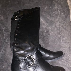 Pink and pepper Girls riding boots